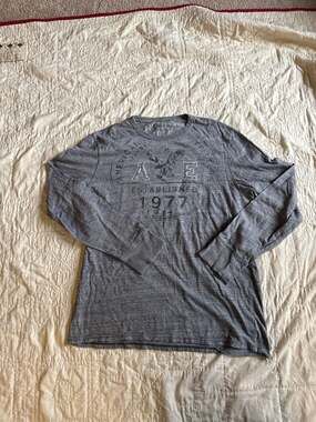 American Eagle Vintage Graphic Long Sleeve Thermal Shirt